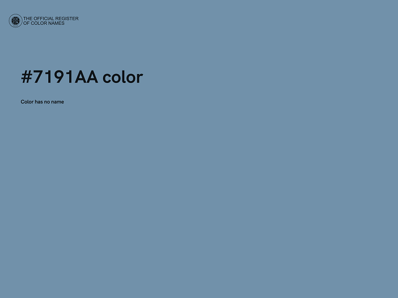 #7191AA color image