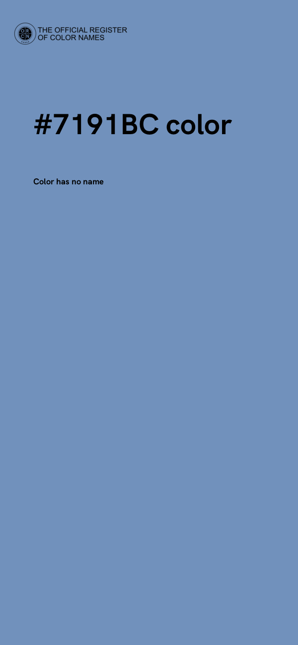 #7191BC color image