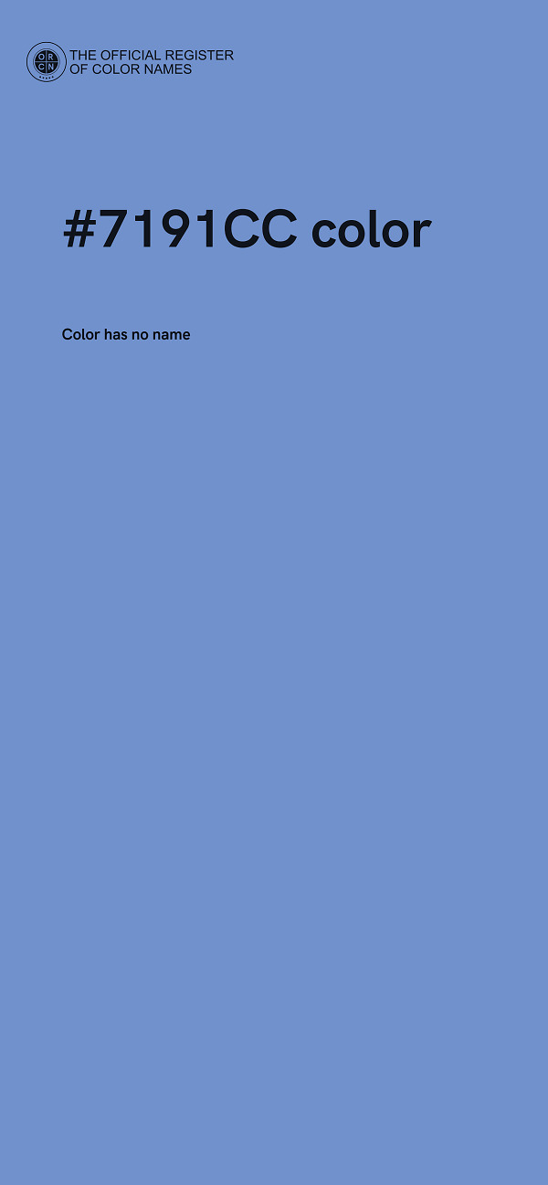 #7191CC color image