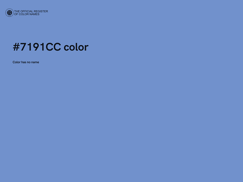 #7191CC color image