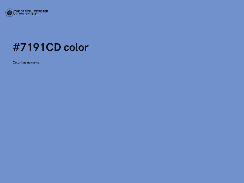 #7191CD color image