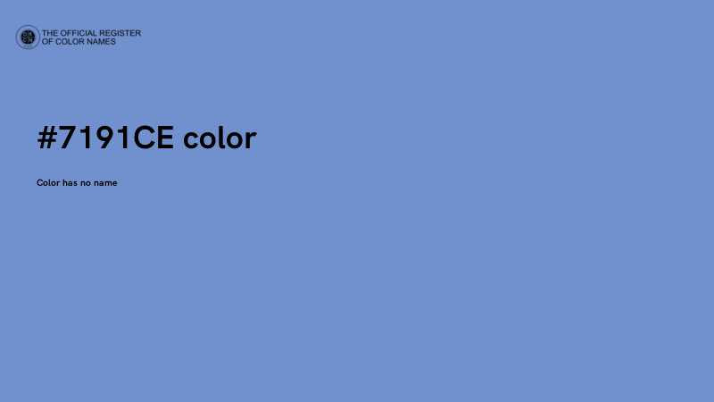 #7191CE color image