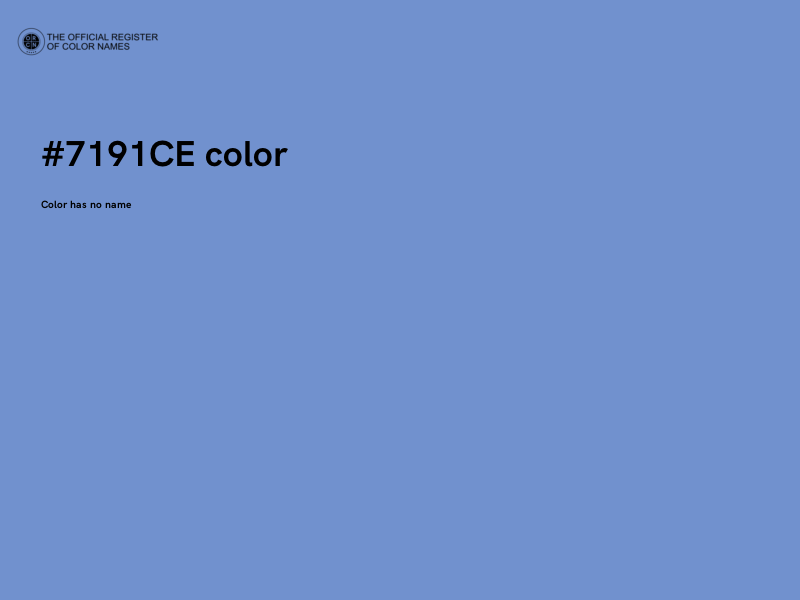 #7191CE color image