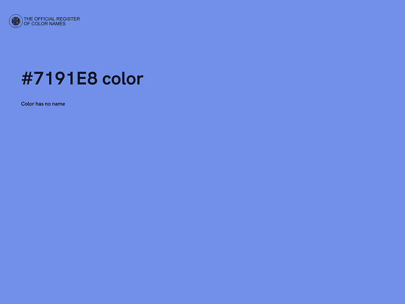 #7191E8 color image