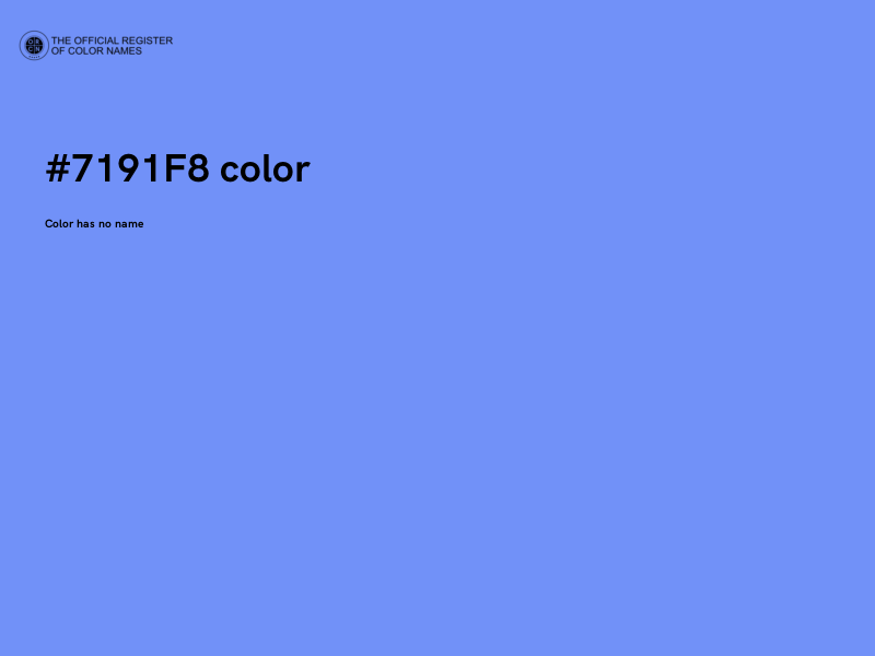 #7191F8 color image