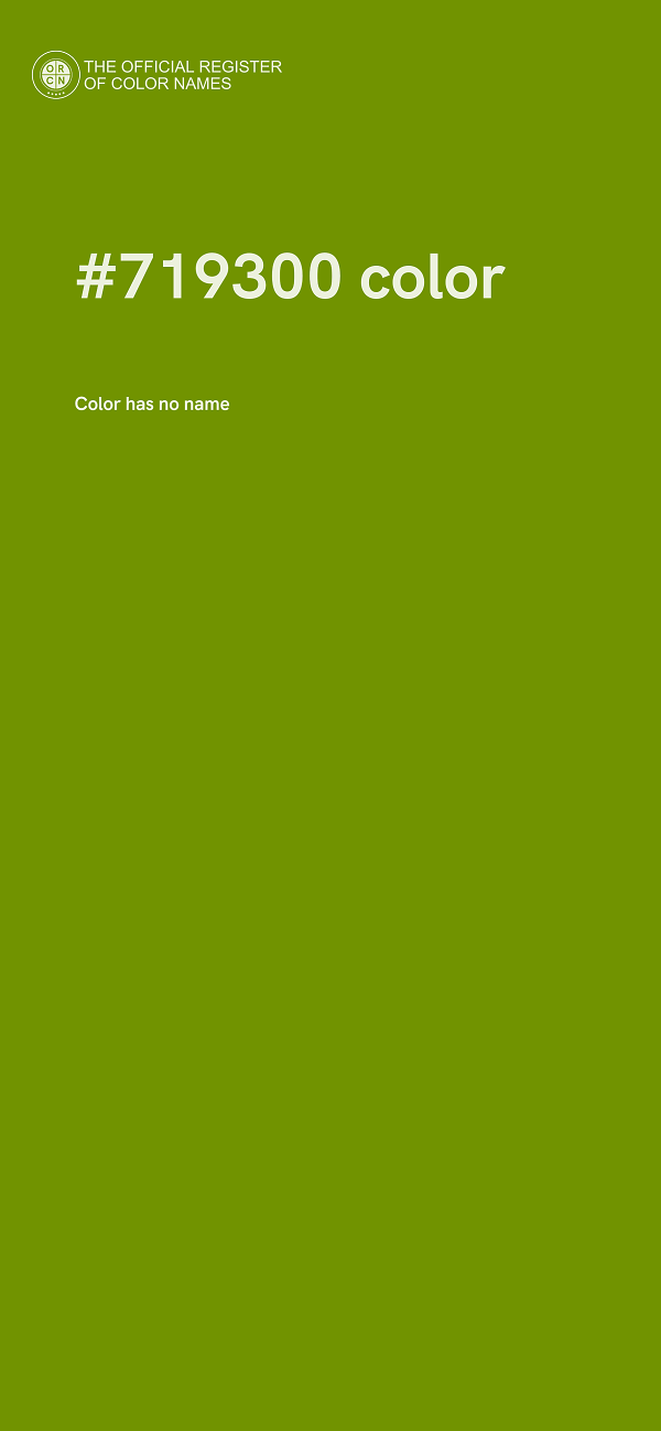 #719300 color image