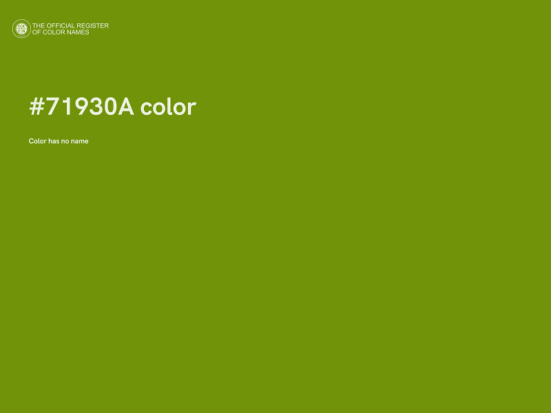 #71930A color image