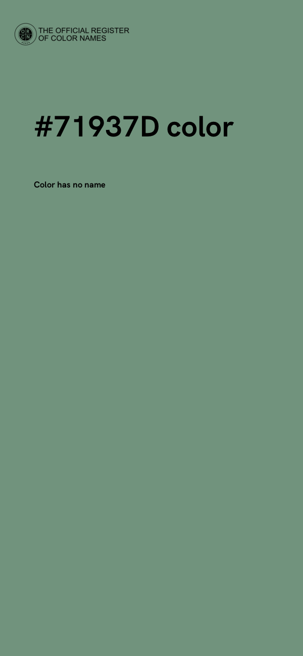 #71937D color image