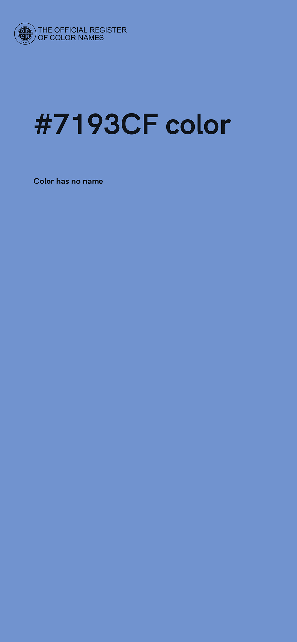#7193CF color image