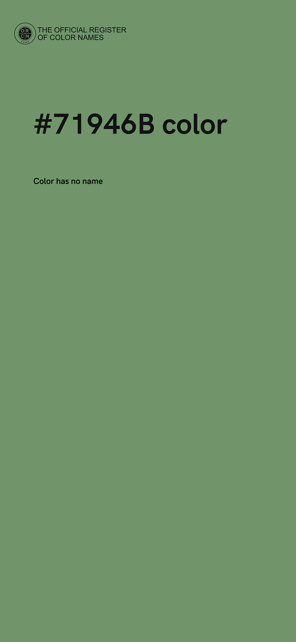 #71946B color image