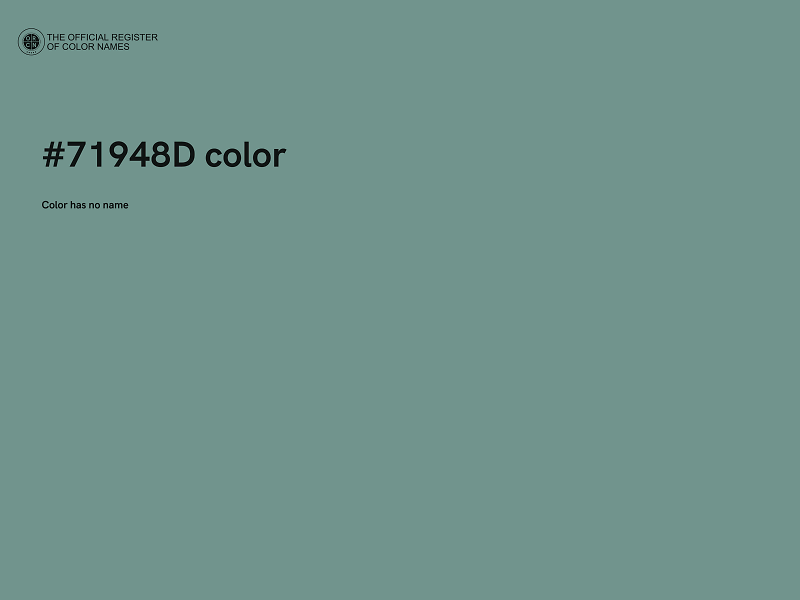 #71948D color image