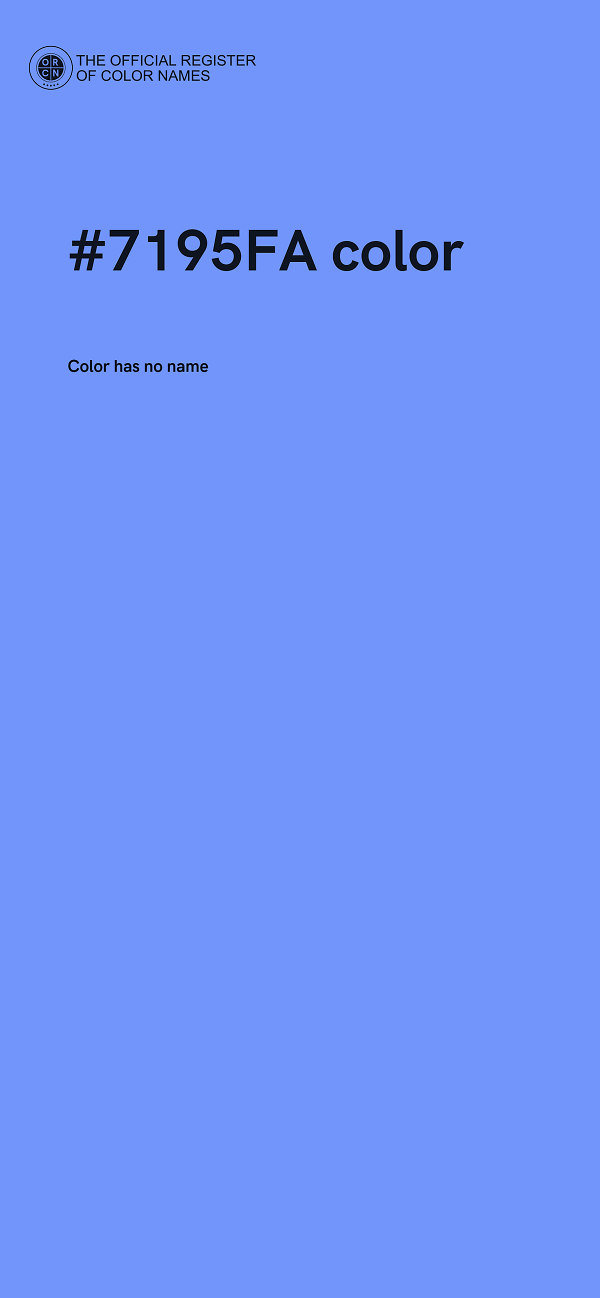 #7195FA color image