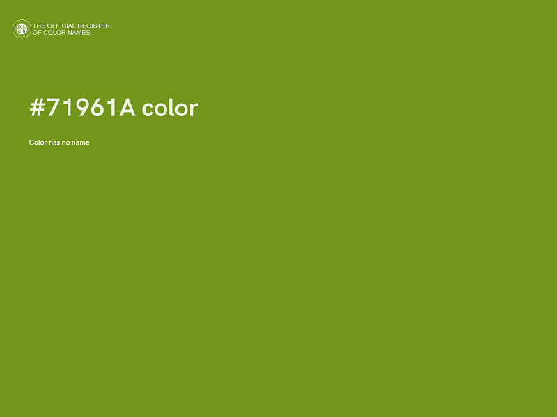 #71961A color image