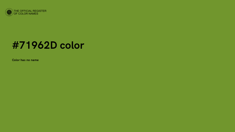 #71962D color image