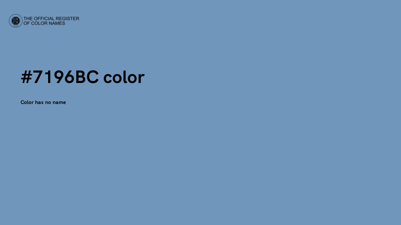 #7196BC color image
