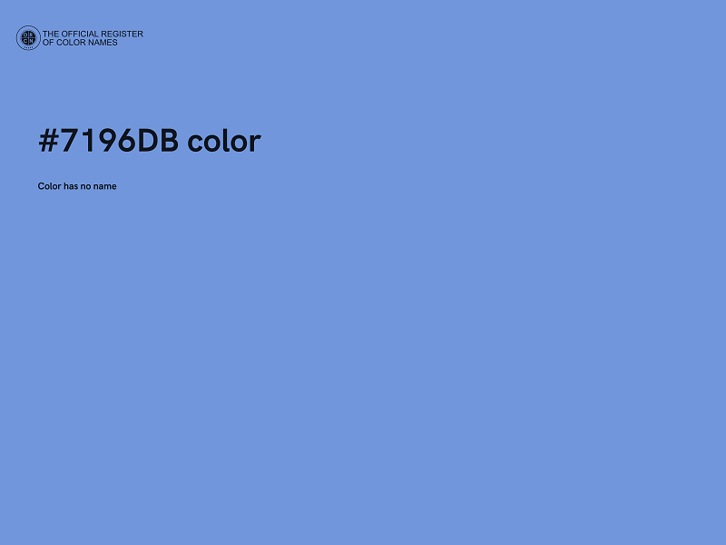 #7196DB color image