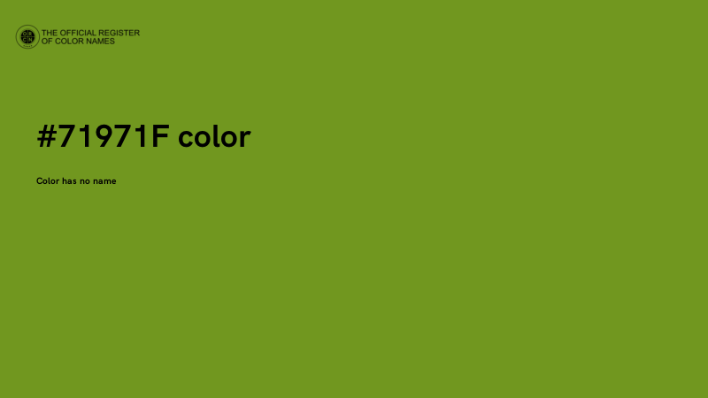 #71971F color image