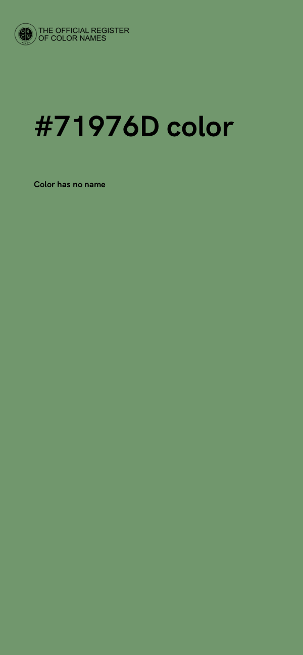 #71976D color image