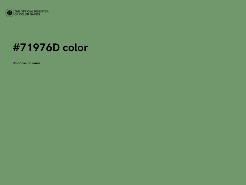 #71976D color image