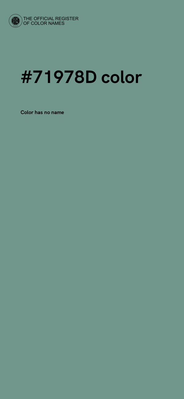 #71978D color image