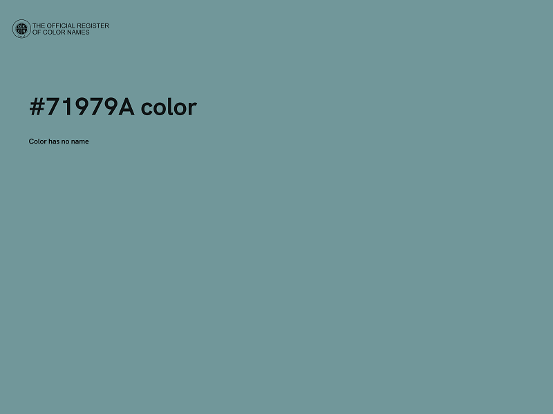 #71979A color image