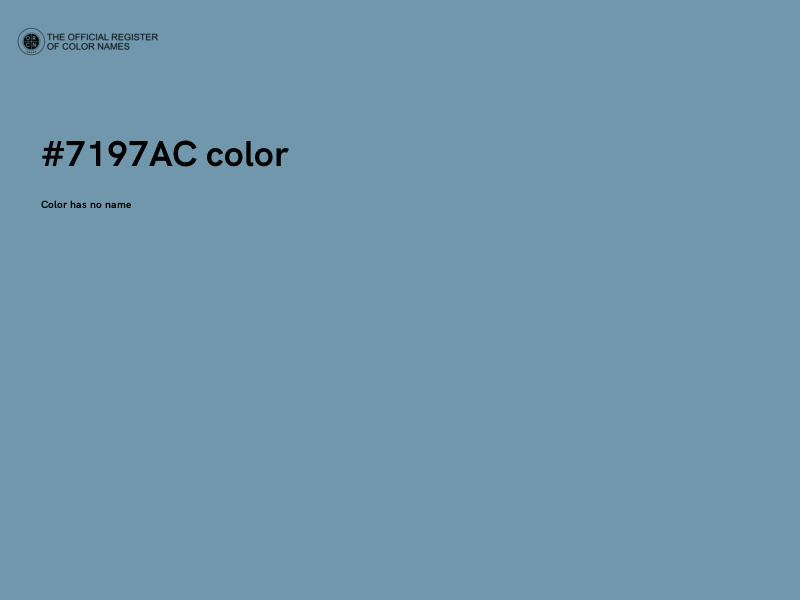 #7197AC color image