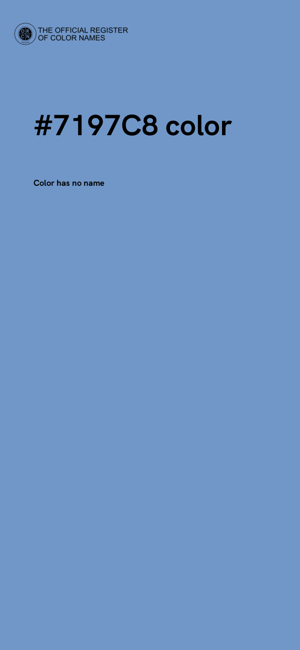 #7197C8 color image