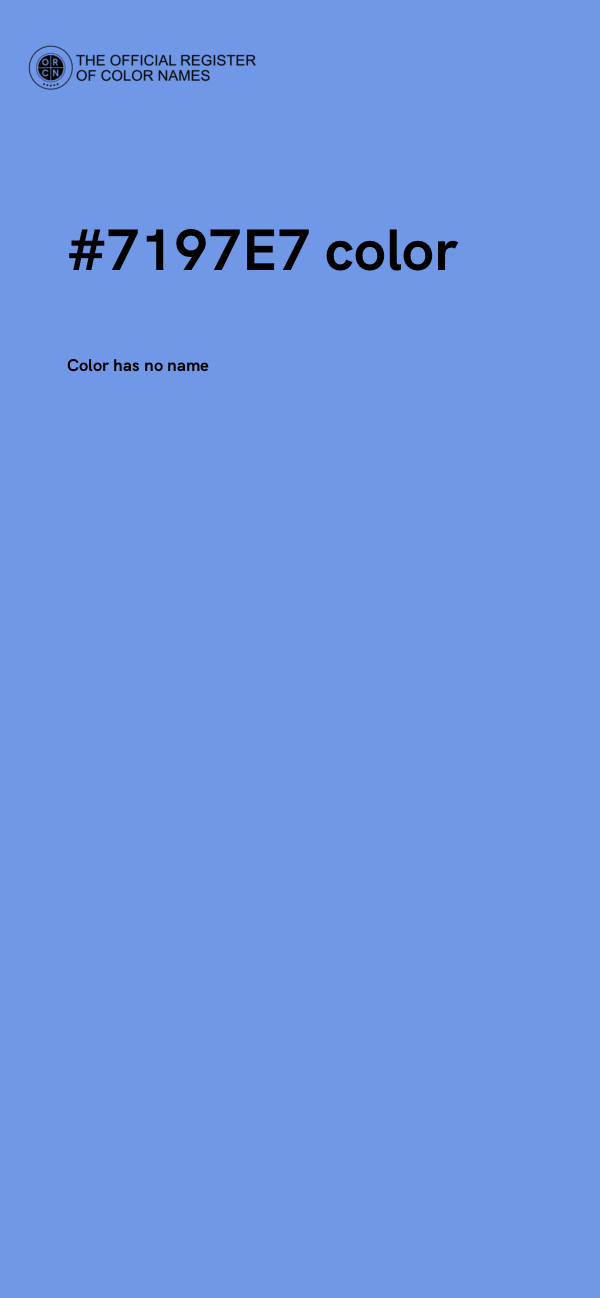 #7197E7 color image