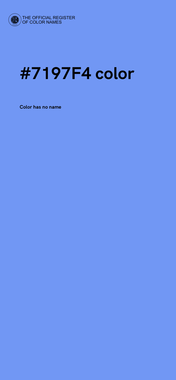 #7197F4 color image