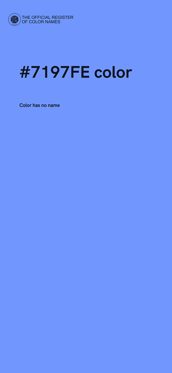 #7197FE color image