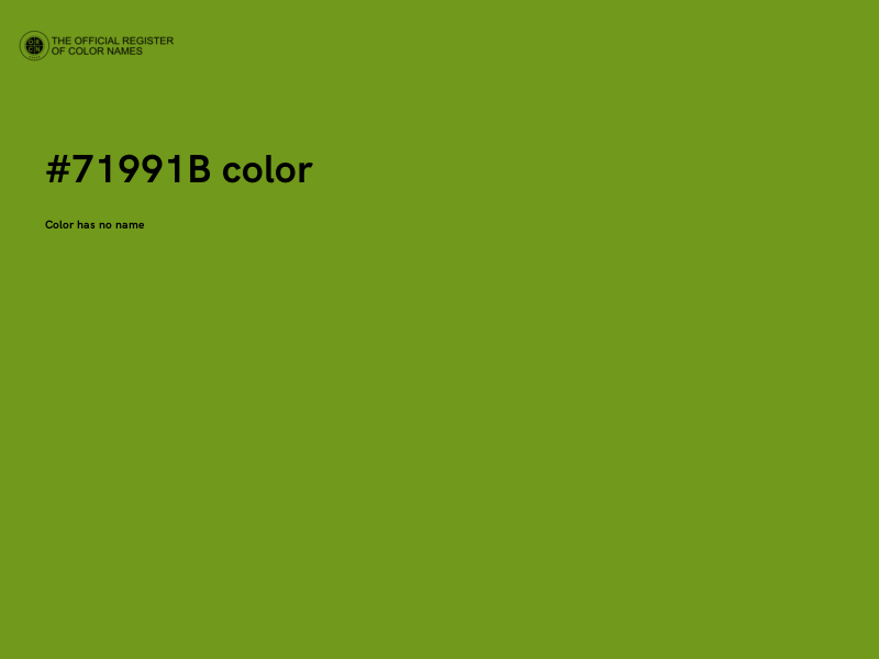 #71991B color image