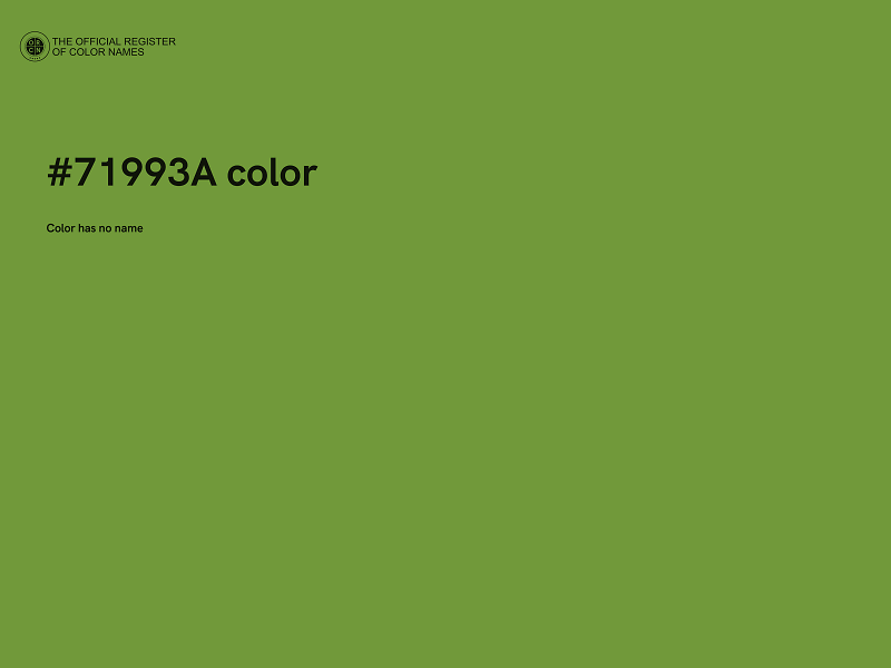 #71993A color image