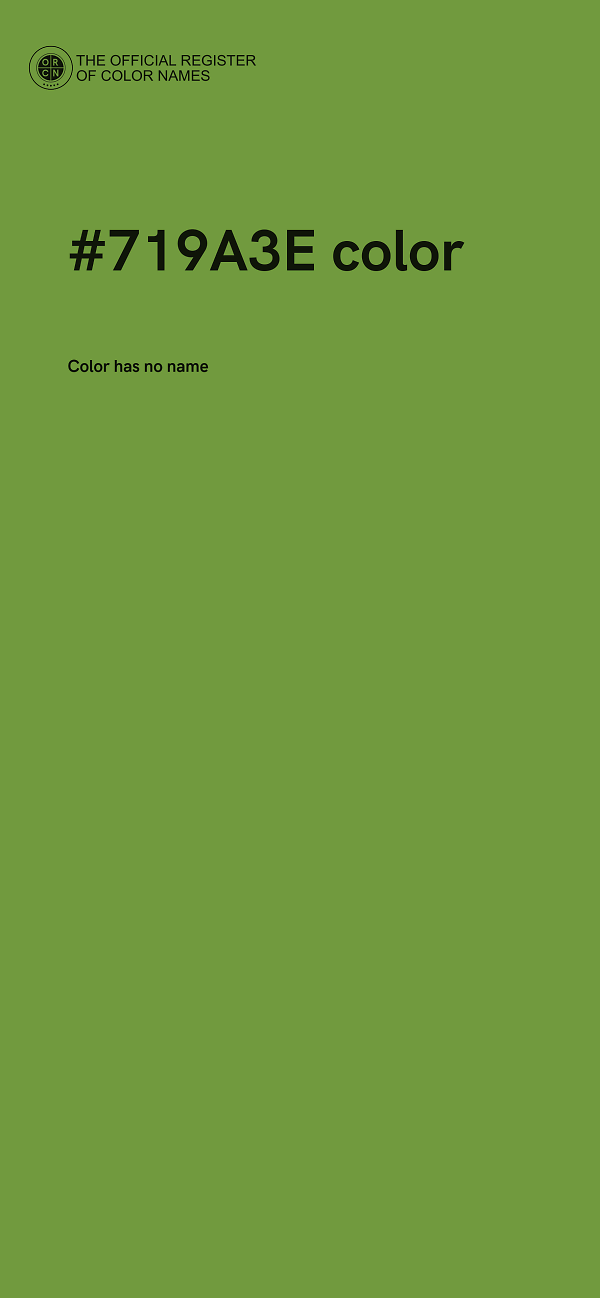 #719A3E color image