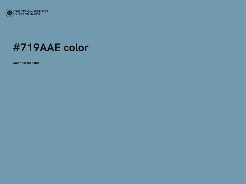 #719AAE color image