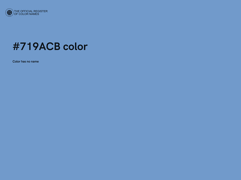 #719ACB color image