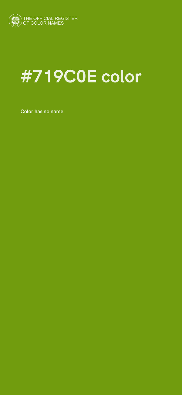 #719C0E color image