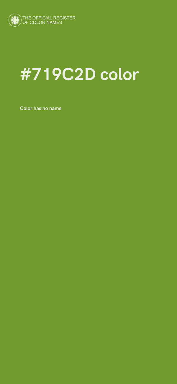 #719C2D color image
