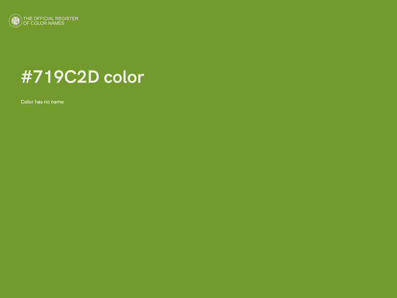 #719C2D color image