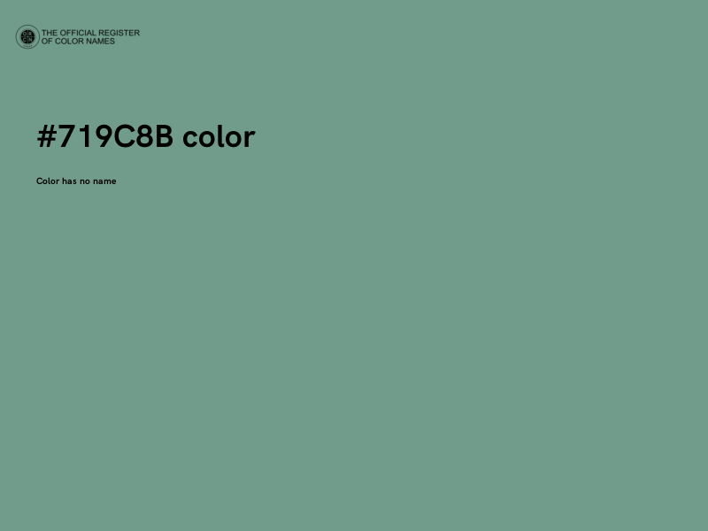#719C8B color image
