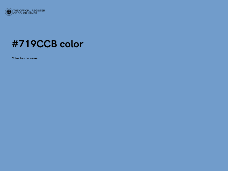#719CCB color image