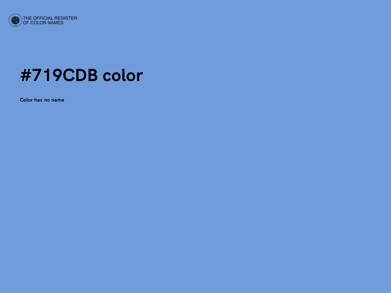 #719CDB color image