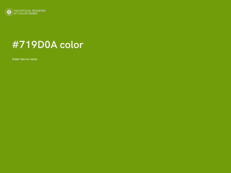 #719D0A color image