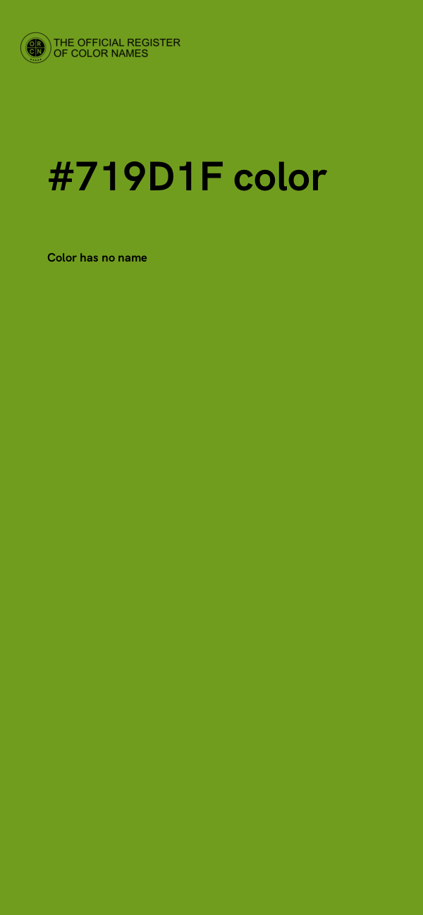 #719D1F color image