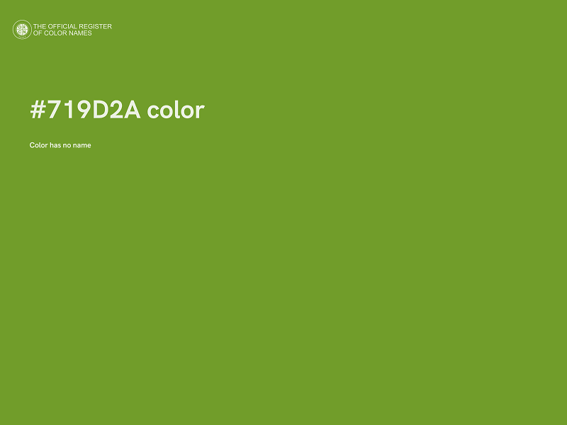 #719D2A color image