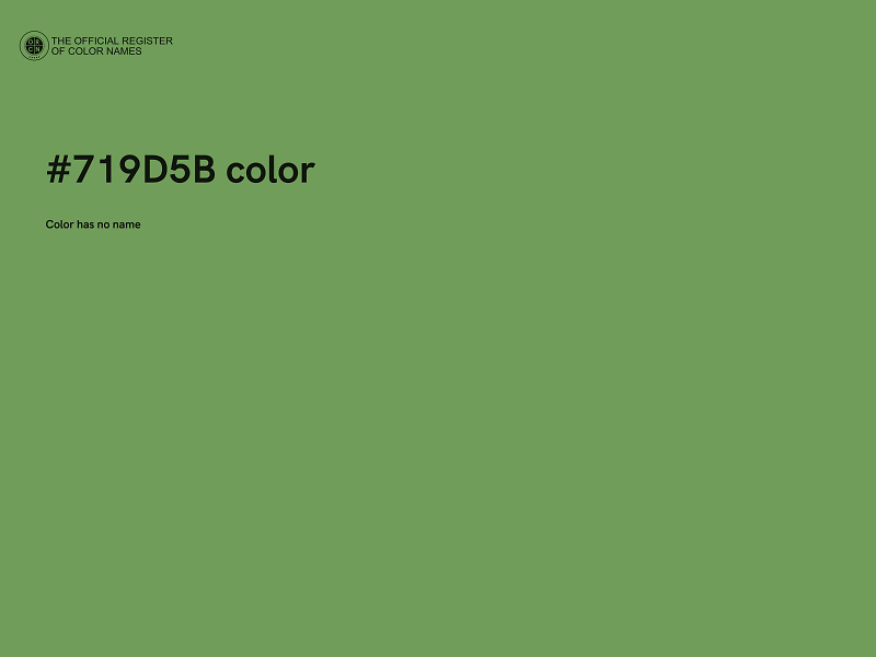 #719D5B color image