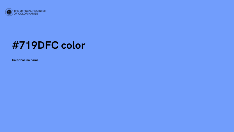 #719DFC color image
