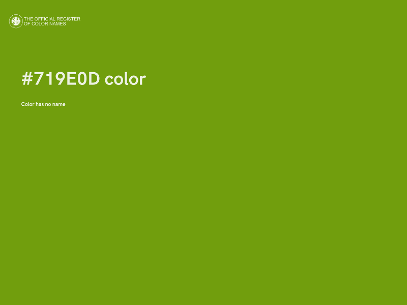 #719E0D color image