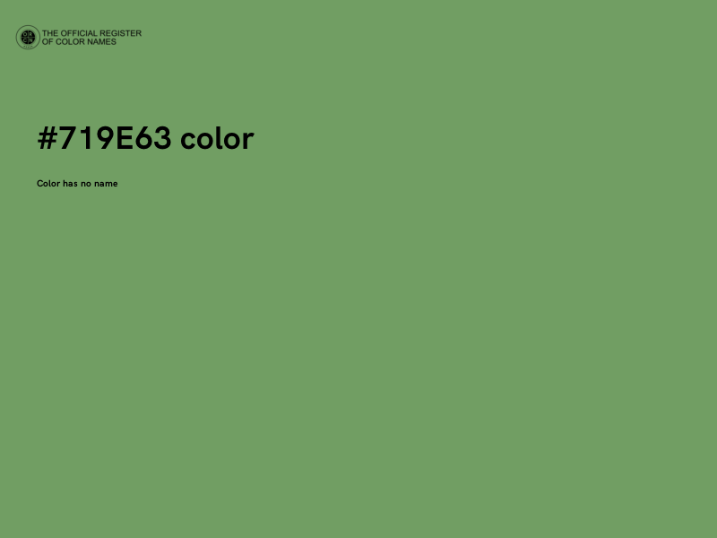 #719E63 color image