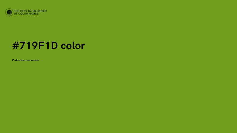 #719F1D color image