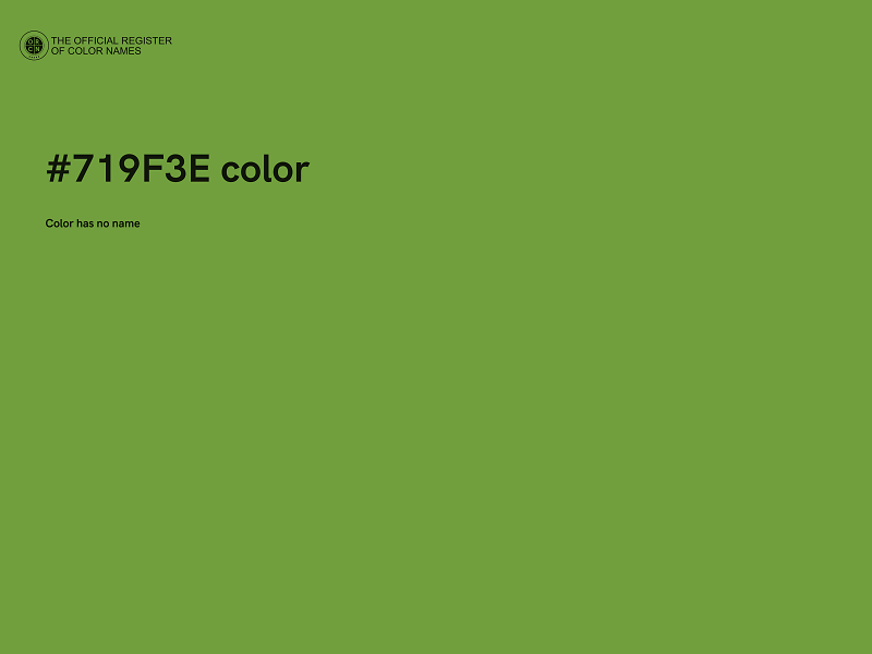 #719F3E color image